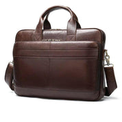Dylan | Große Kapazität Leder Laptop Schultertasche