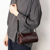 Eva | Kleine Vintage-Stil Leder Schultertasche