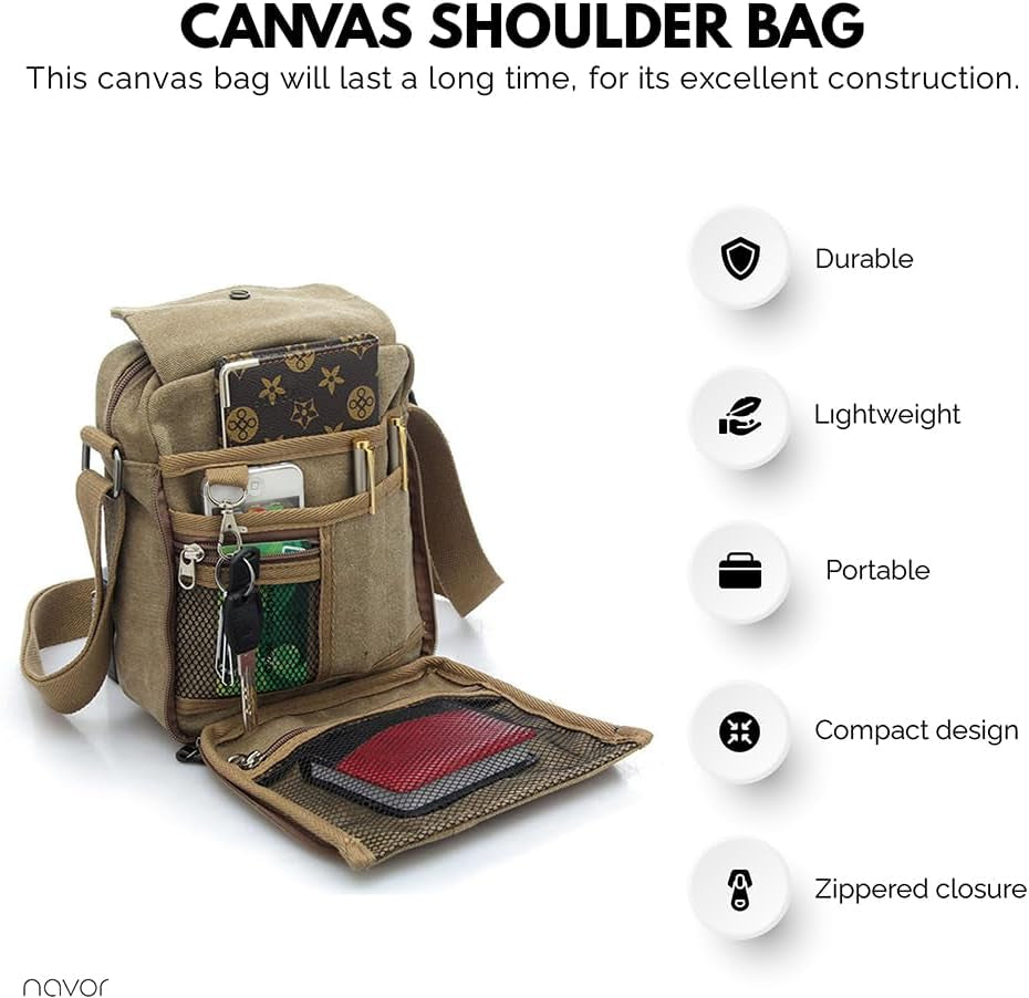 Finn | Canvas Explorer Mini Umhängetasche