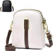 Sophie | Mini Schultertasche aus Lychee-Leder