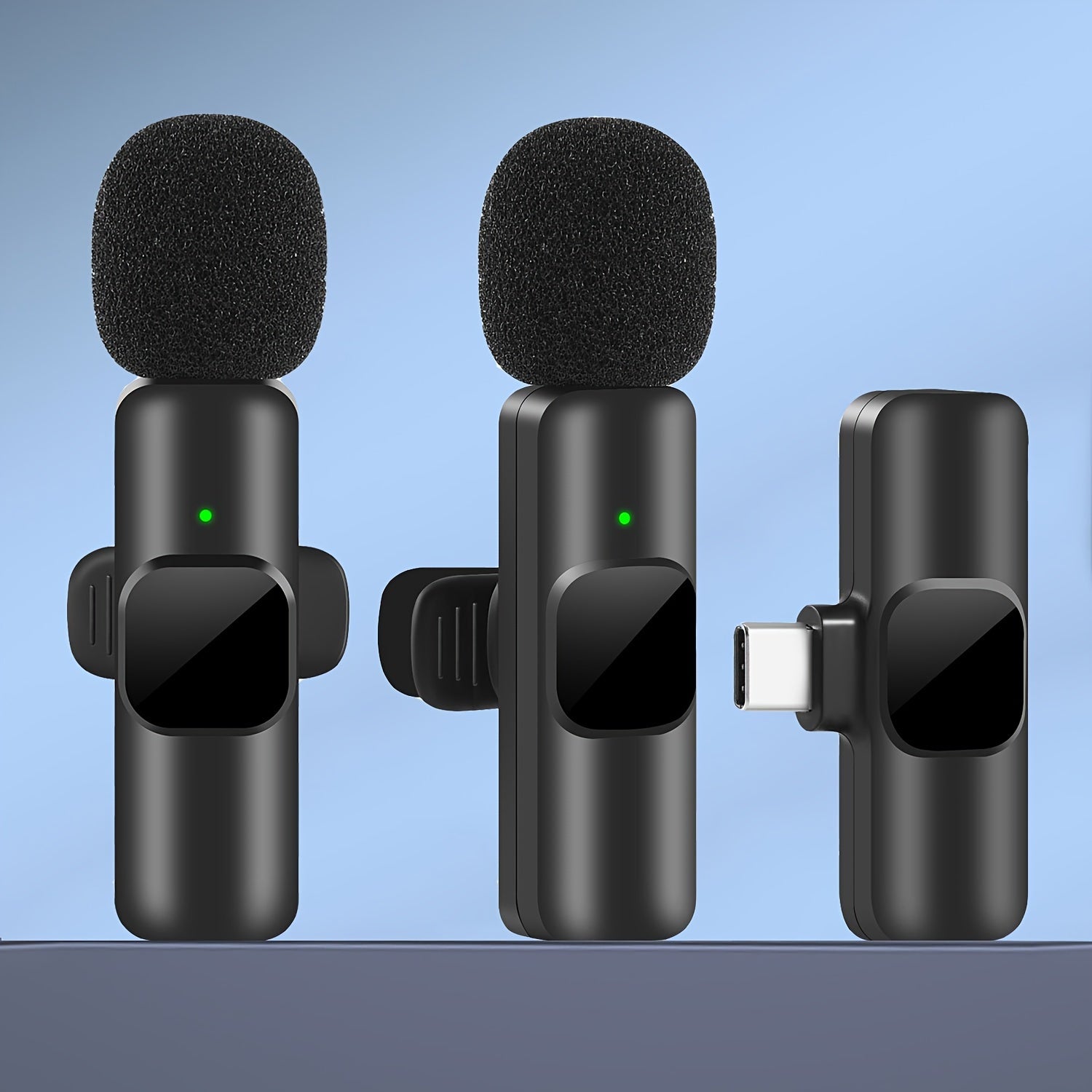 Wireless Lavalier-Mikrofon für Videoaufnahmen und Live-Streaming-Kompaktes Design mit hoher Klangqualität und USB-C-Verbindung-3