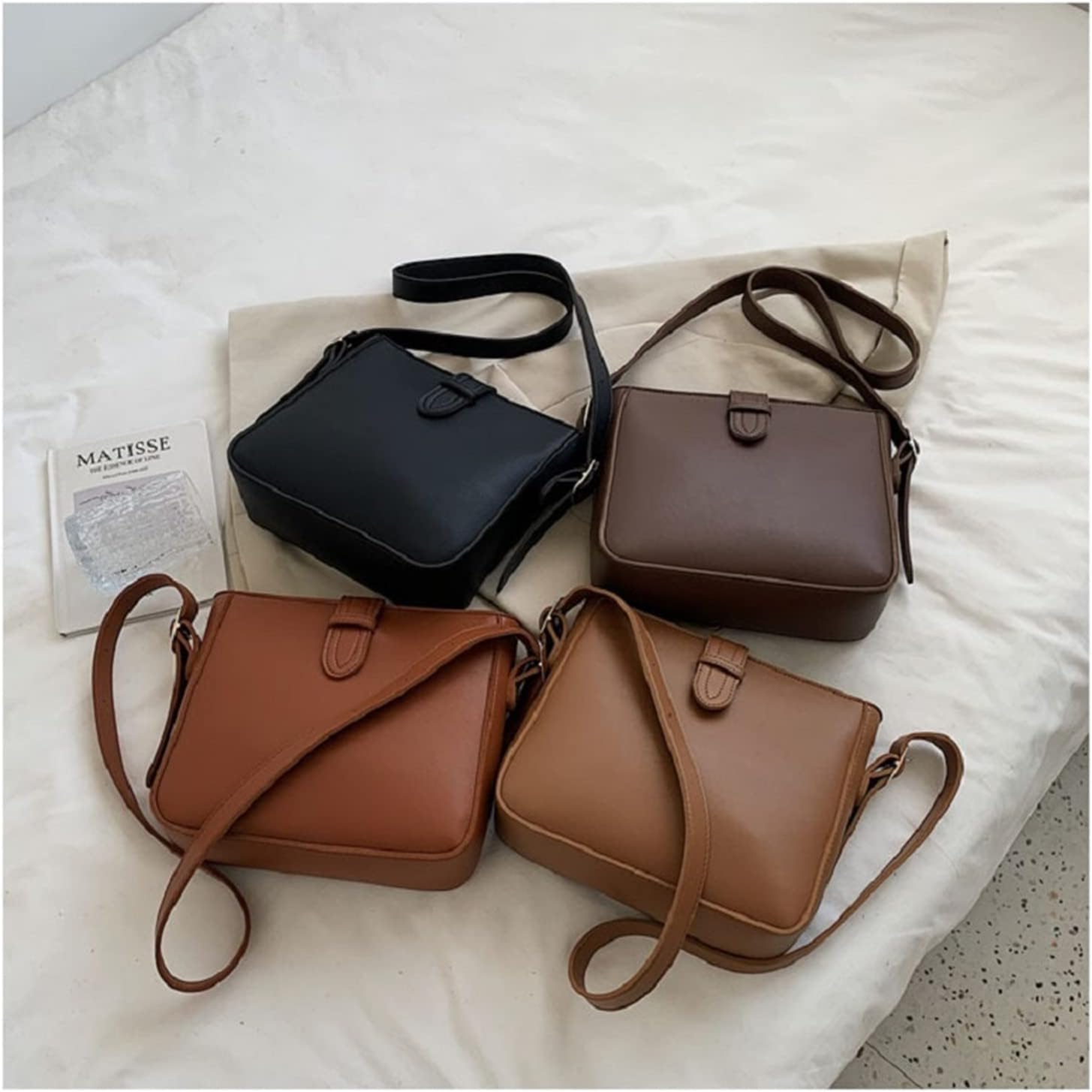 Ella | Vintage Leder Umhängetasche