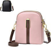 Sophie | Mini Schultertasche aus Lychee-Leder