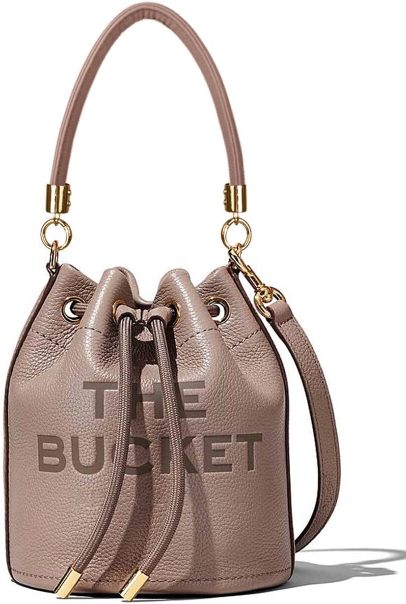 Eva | Stilvolle Drawstring Bucket Schultertasche