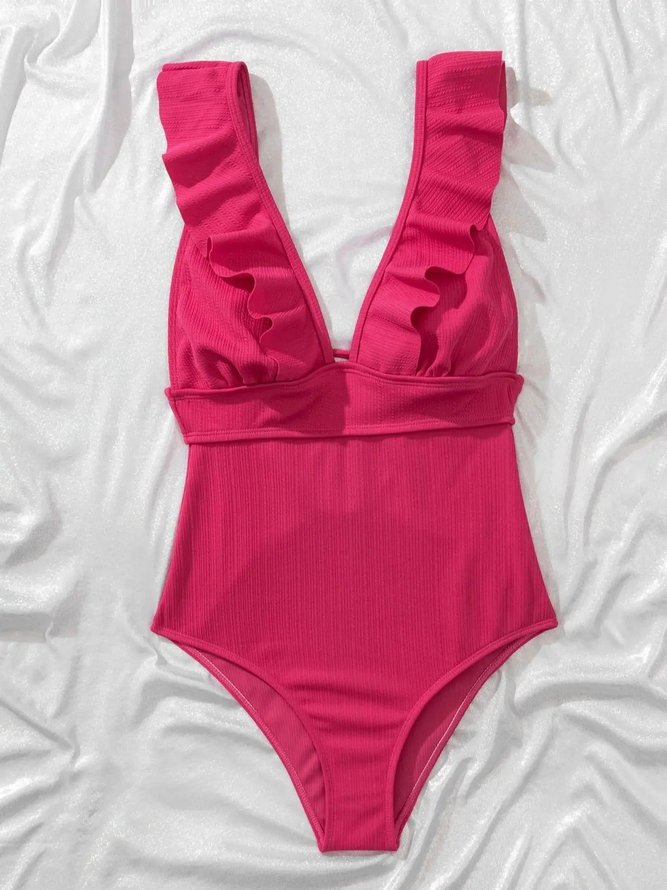 Lena | Rüschen Einteiler für Pool und Strand