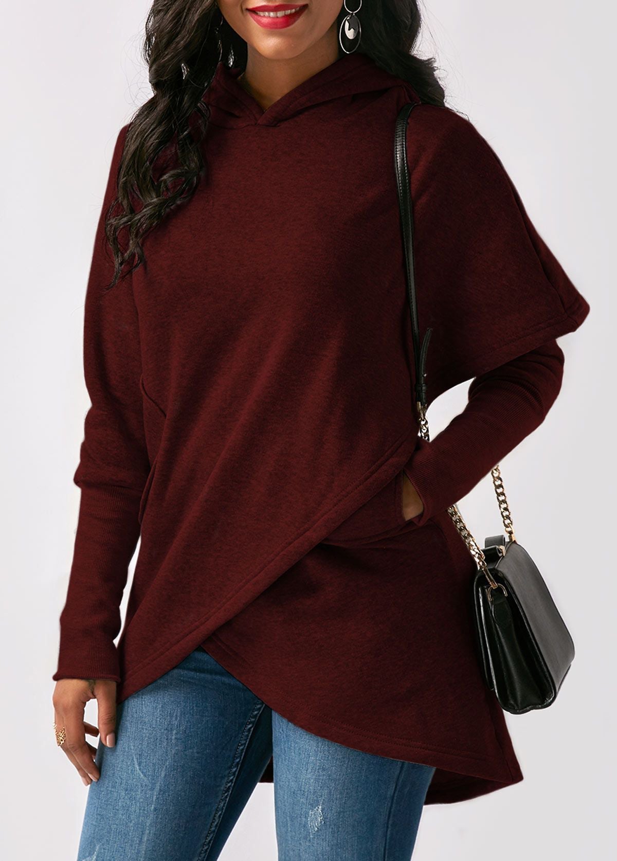 CORNELIA | Trendiger Asymmetrischer Hoodie