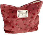 Jaycee | Elegante Rosen-Schminktasche mit großem Fassungsvermögen
