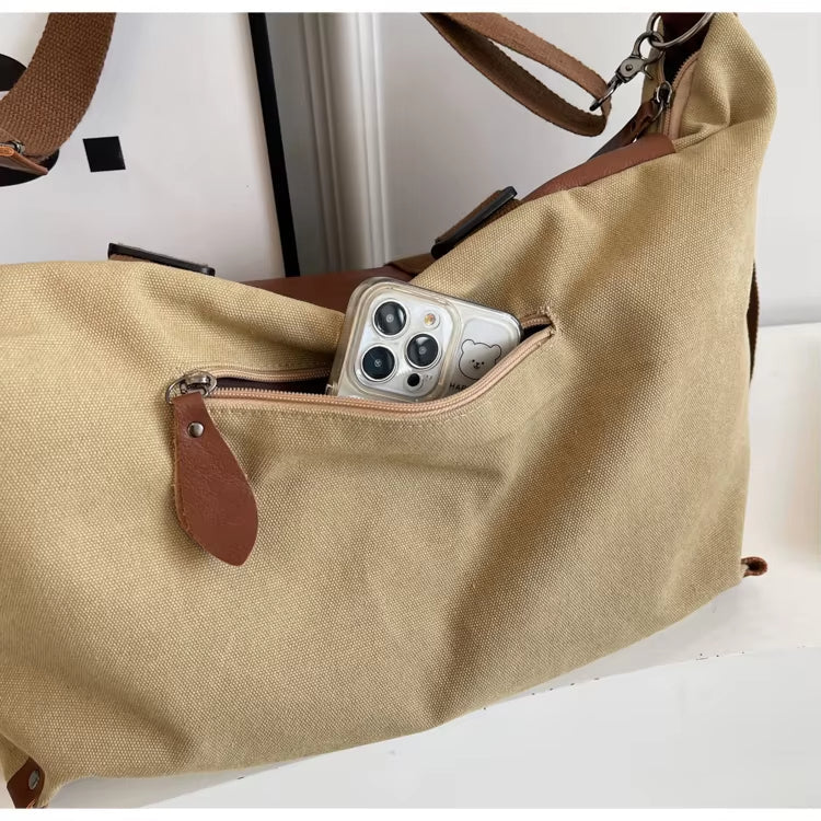 Sophie | Retro-Leinwand Große Kapazität Crossbody Umhängetasche