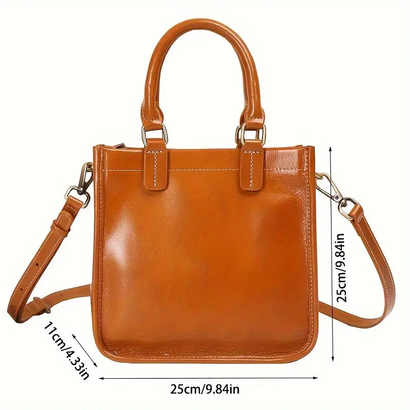 Olivia | Vintage Quadratische Crossbody Sling Handtasche