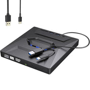 7-in-1 externer DVD-Player-tragbarer CD/DVD-RW-Autor mit Hochgeschwindigkeitsdatenübertragung 0