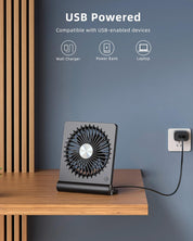 Ben | Leiser Tischventilator – Frische Brise für den Alltag