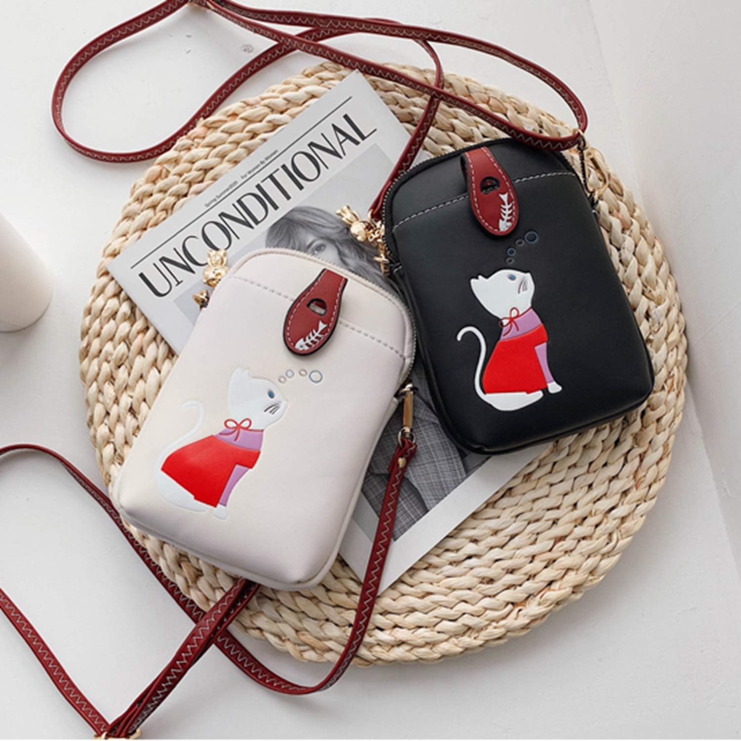 Sophie | Schattige Crossbody-Telefontasche mit Katzen-Design