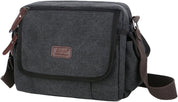 Nico | Klassische Canvas Schultertasche