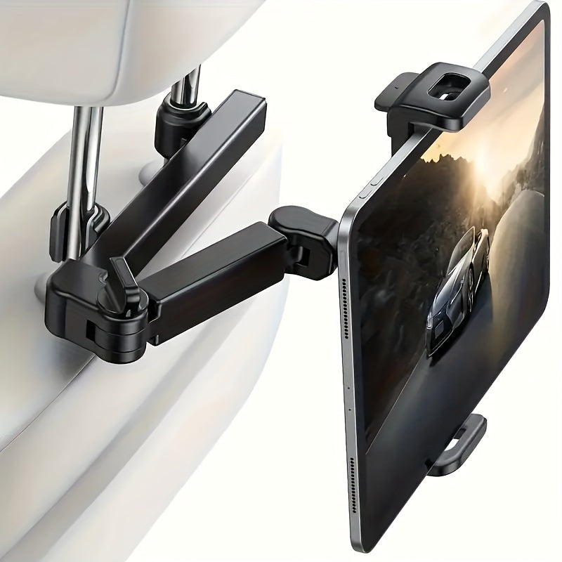 Einstellbarer Tablethalter für die Autoübergang - passt 5 bis 14 Geräte, sicherer und vielseitiger Tablet -Ständer für die Reise-1