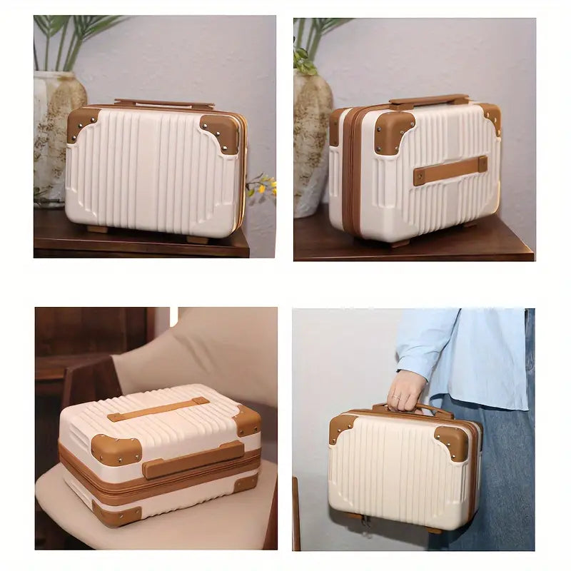 Annalisa | Vintage Design Tragbare Schönheitskosmetikkoffer