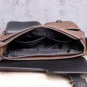 Lucas | Luxe PU Leder Crossbody Umhängetasche