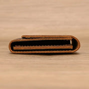 Lucas | Vintage Bifold Reisetasche aus Rindsleder mit Druckknopf