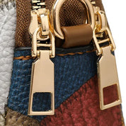 Sophie | Damen Patchwork Leder Mini Umhängetasche