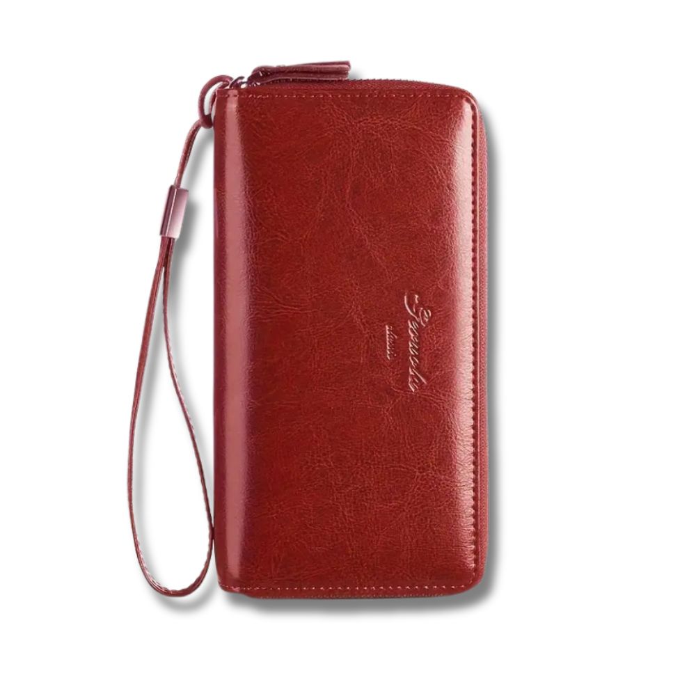 Naya | RFID Leder Telefon Tasche Clutch Reisebrieftasche