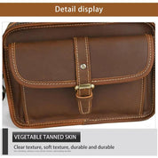 Lucas | Retro Leder Kleine Crossbody Messenger Handtasche