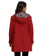 Talya | Stilvolle Damen Hoodie Mantel mit Taschen