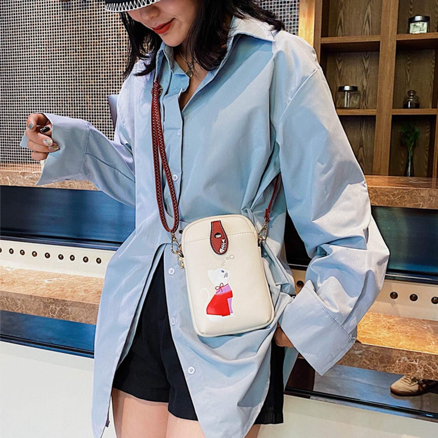 Sophie | Schattige Crossbody-Telefontasche mit Katzen-Design
