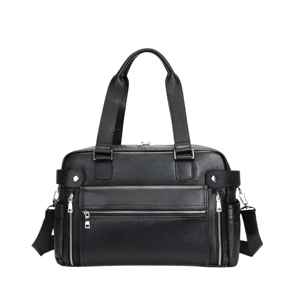 Ethan | Britischer Stil Leder Laptop- und Schultertasche