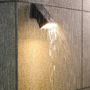 90 ° Einstellbare intelligente LED wasserdichte schwarze moderne Solarwandleuchten 4