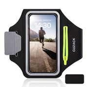 Einstellbarer Telefonhalter mit Hörphone-Fach-passt die Armgrößen 26-42 cm, kompatibel mit iPhone und Galaxie-2