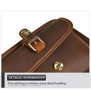 Lucas | Retro Leder Kleine Crossbody Messenger Handtasche