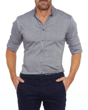 Kurt | Elegantes Hemd mit Stretch und Knopfleiste