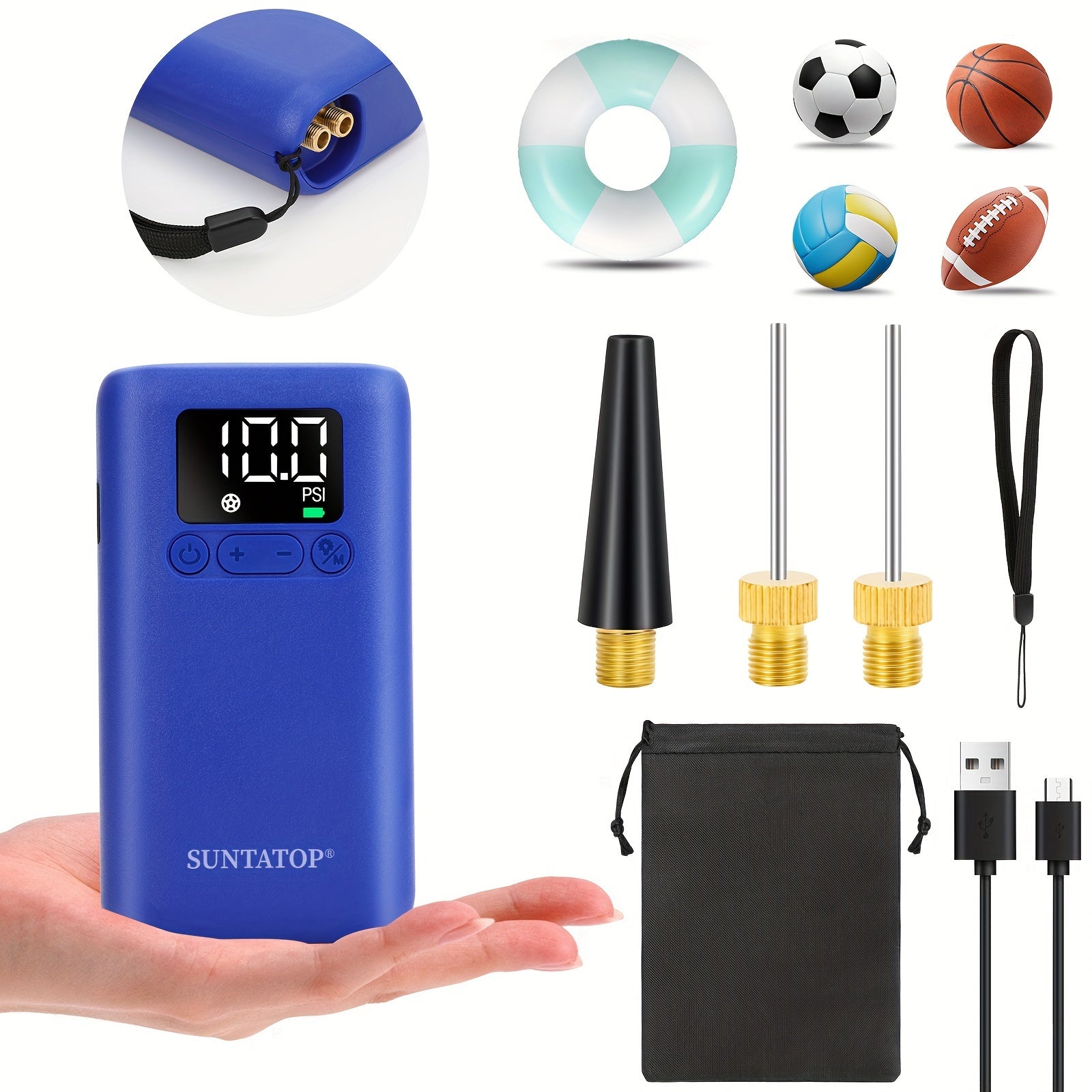  Automatische Elektrokugelpumpe mit 20 psi -Kapazität, LED-1