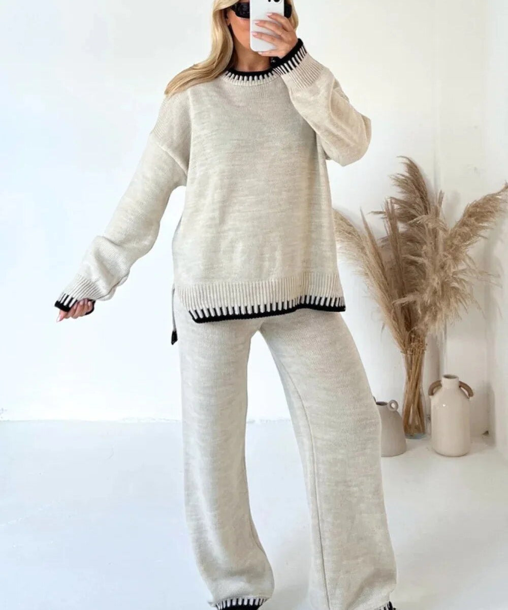 AB6XGestreepte-Elegante-Dames-Gebreide-Home-Suit-Split-Sweater-Top-Elastische-Hoge-Taille-Rechte-Broek-2-Stuks.jpg