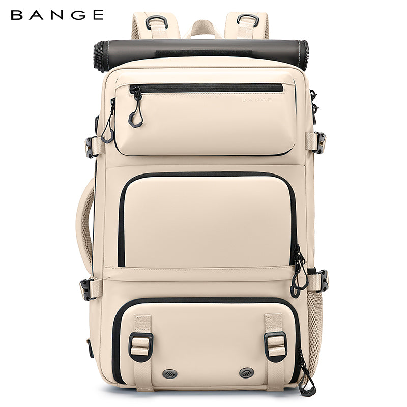 BANGE Multifunktions-Reiserucksack mit abnehmbarem Diebstahlschutz und Schuhfächern 11