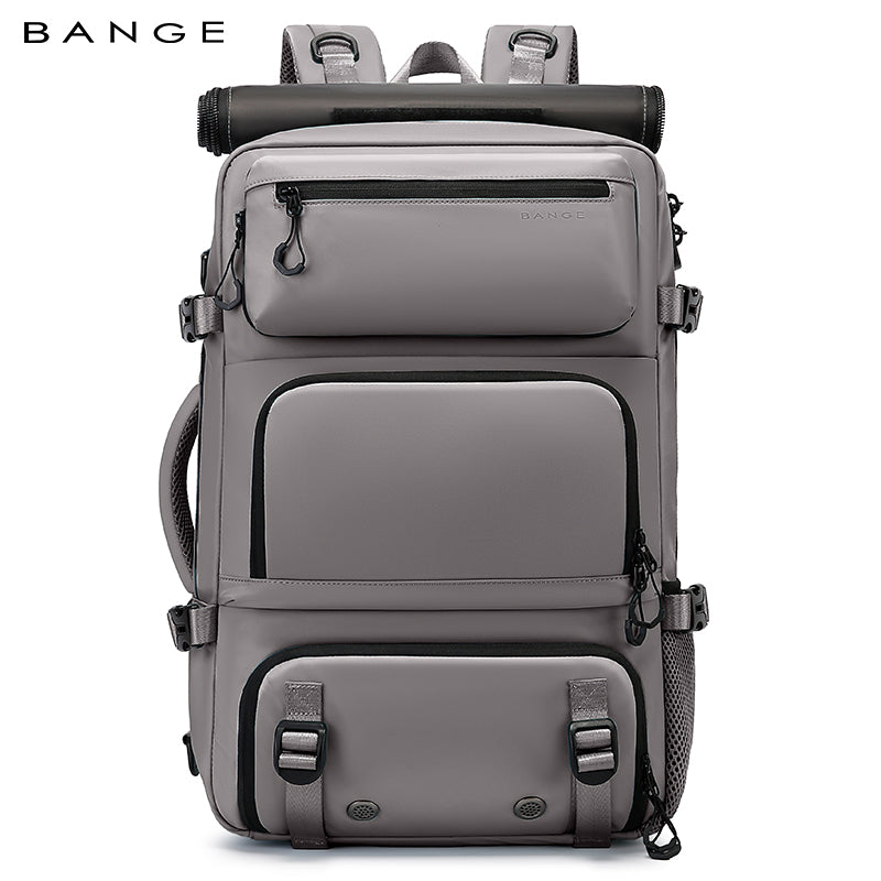 BANGE Multifunktions-Reiserucksack mit abnehmbarem Diebstahlschutz und Schuhfächern 9
