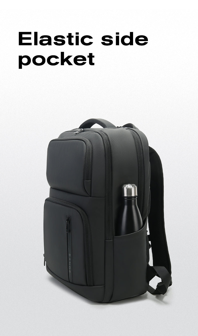 BANGE Neuer organisierter wasserdichter Pendler-Business-Schulrucksack 6