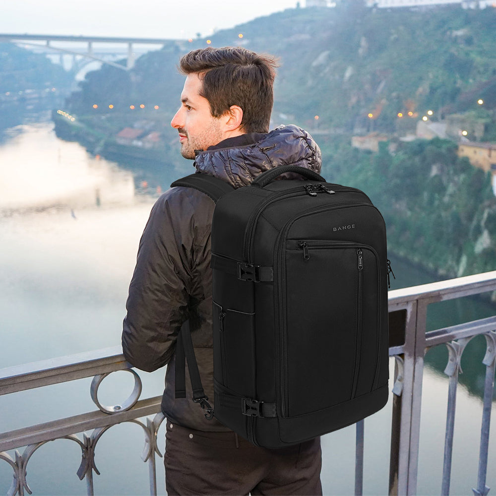 BANGE Reise-Rucksack für Übernachtungen, 40-Liter-Wochenendtasche mit FAA-Flugzulassung 6