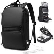 BANGE modischer, schlanker, wasserdichter Laptop-Rucksack für Männer, passend für 15,6 Zoll 0