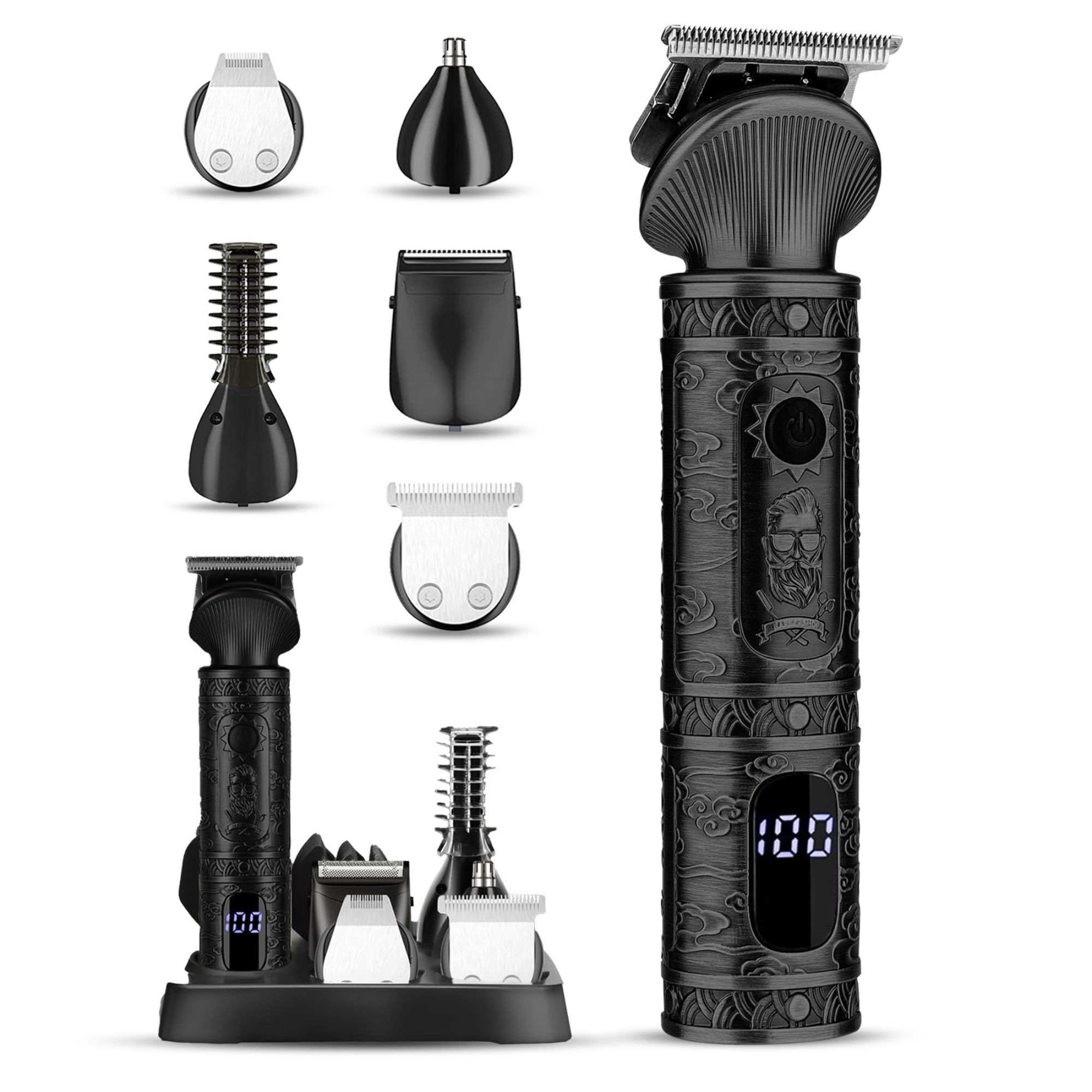 Bartmeister-6-in-1-Trimmer mit Speicherstand 0