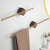  Handtuchhalter Messing - Enge und minimalistisches Design für Badezimmerorganisation-2