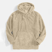 LUCKY | Kord Pullover mit Kapuze