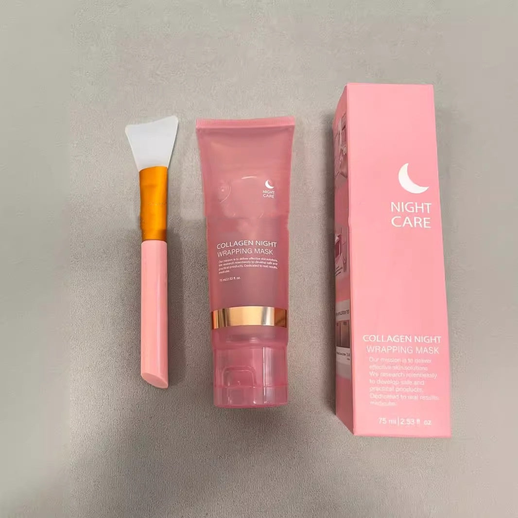 Bio Collagen True Deep Mask, Collagen Maske über Nacht, Gesichtspflege Collagen Maske Feuchtigkeitsspendende Anti-Aging Maske 2