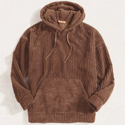 LUCKY | Kord Pullover mit Kapuze