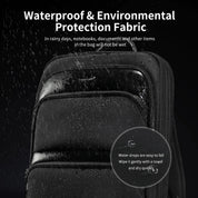 Business-Laptop-Rucksack für Herren – Schlanke, wasserdichte Reise- und Schultasche 8