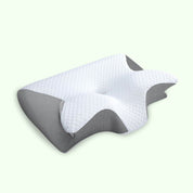 Butterfly Memory Foam Nackenkissen mit Armlehnen für Seiten- und Rückenschläfer 0