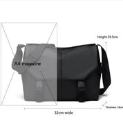 Mason | Wasserfeste Leder Crossbody Messenger Reisetasche
