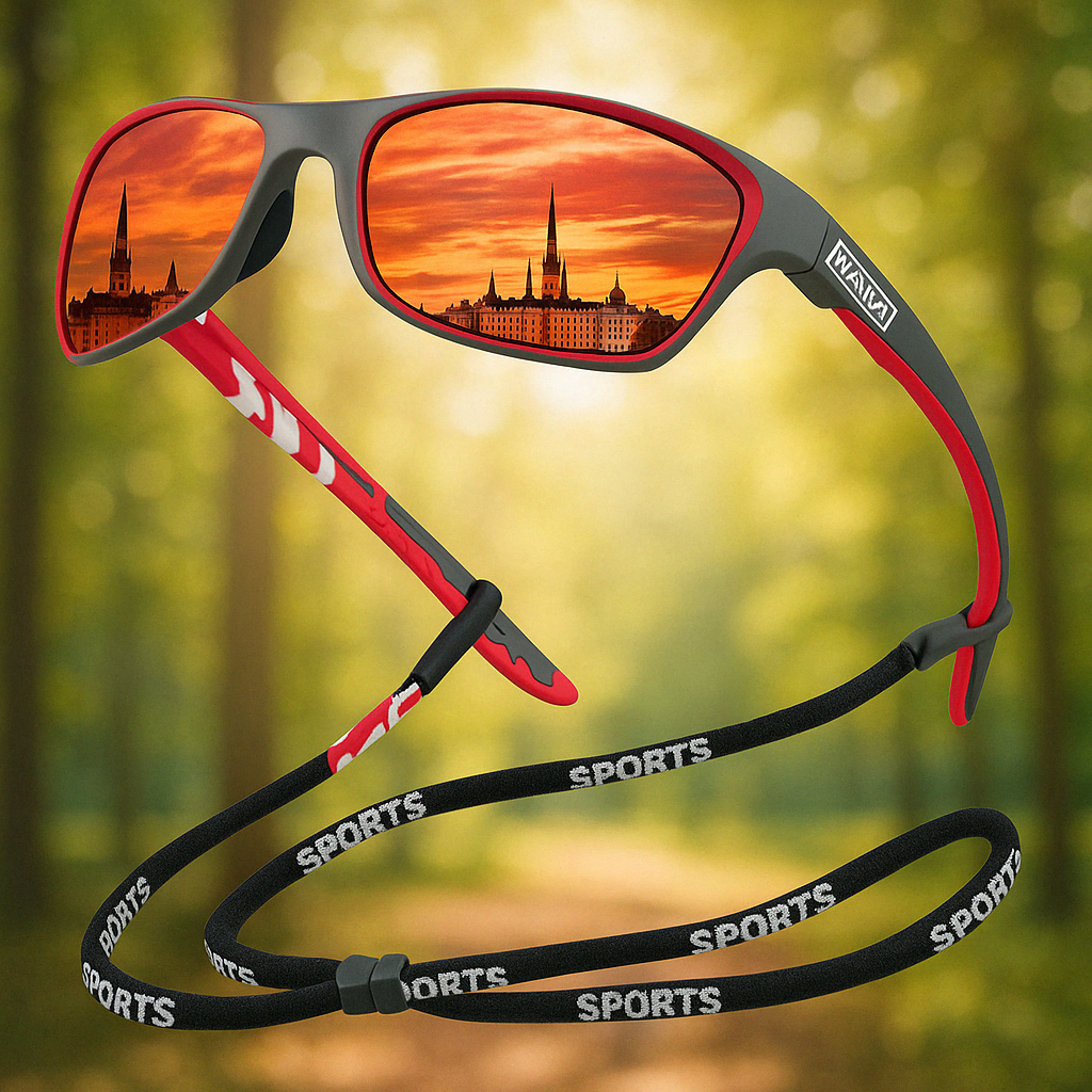 Polarisierende Outdoor -Sport -Sonnenbrillen mit UV400 -Schutz - Leichtes und stilvolles Design für ultimative Augenkomfort-2