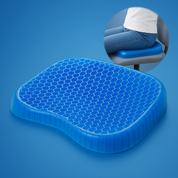 Comfortgel Orthopädische Gelsitzkissen | Druckentlastung - Steißbeinschmerzen - Unterstützung unterer Rücken - für Bürostuhl - Auto - Rollstuhlgebrauch 0