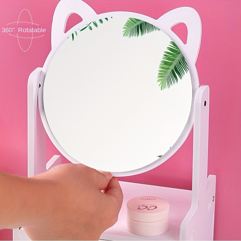 Meowglow - Katzenohr -Make -up -Spiegel mit Aufbewahrung-6