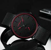 Crjju dünne moderne Männeruhr 5